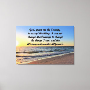 LIENZO SERENIDAD ESPIRITUAL PRAYER CANVAS WALL ART