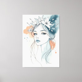 Lienzo Serenidad Floral