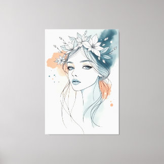 Lienzo Serenidad Floral