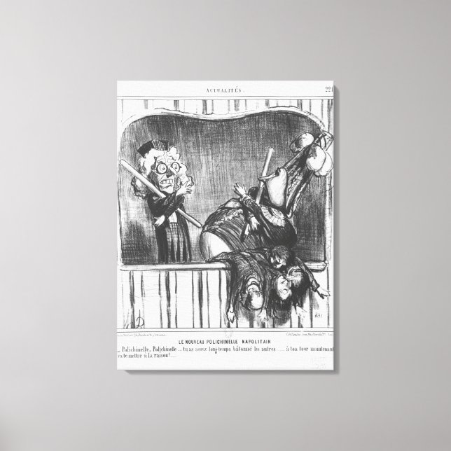 Lienzo Serie "Actualitas", la nueva napolitana (Anverso)