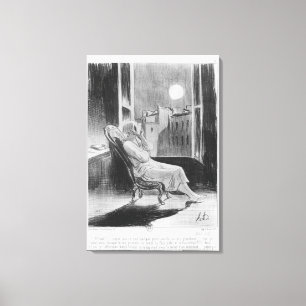 Lienzo Serie "Bas-Bleus de Les", luna de O