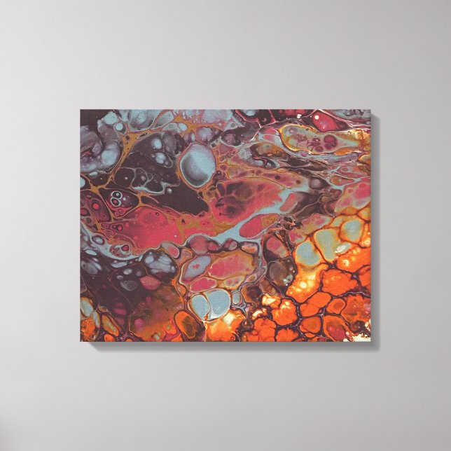 Lienzo Serie Crayon Fundida - Playa Lava como (Anverso)