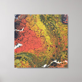 Lienzo Serie Crayon fundida - Tierra seca como