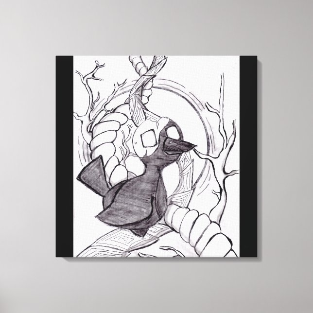 Lienzo Serie de árboles vivos (Anverso)