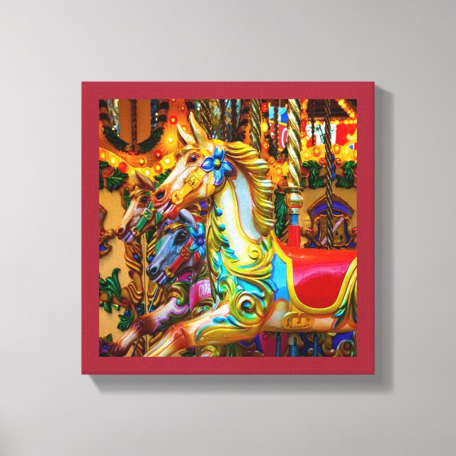 Lienzo Serie de caballos de carreras 28 (Anverso)