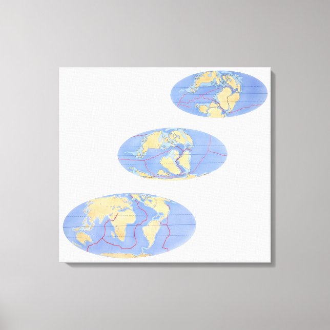 Lienzo Serie de Ilustraciones de la Tierra (Anverso)