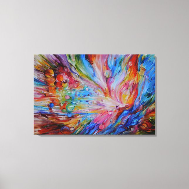 Lienzo Serie "First Garden" (Anverso)