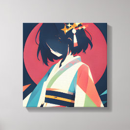 Lienzo Serie inspirada en Anime 1 Luna Carmesí
