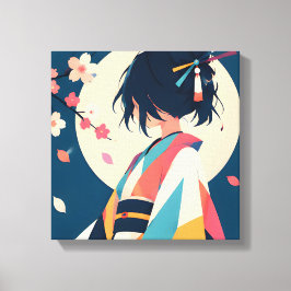 Lienzo Serie Inspirada en Anime 7 Susurro de Flor