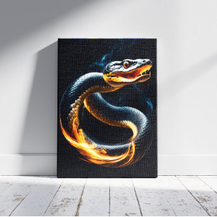 Lienzo Serpiente Cobra