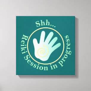Lienzo Sesión de Shh Reiki en curso