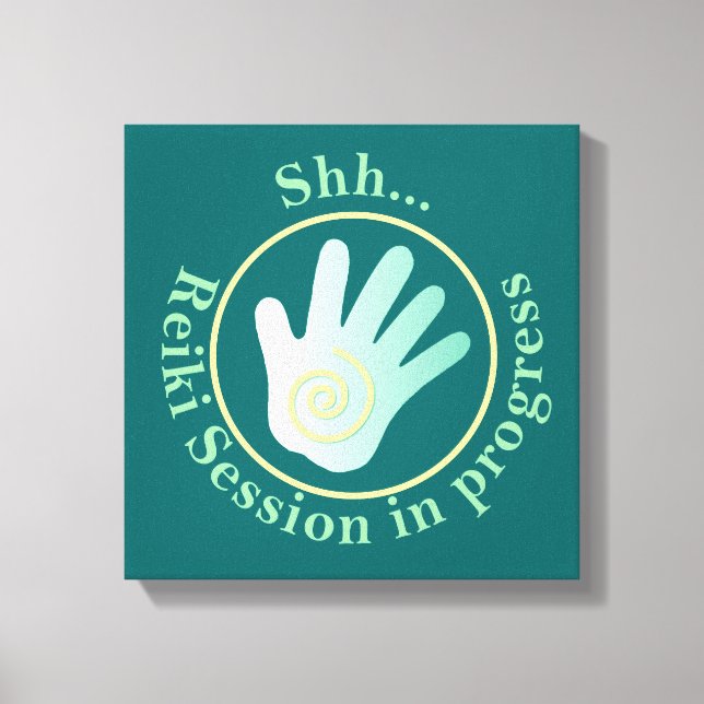 Lienzo Sesión de Shh Reiki en curso (Anverso)