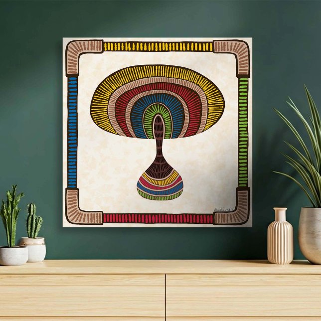 Lienzo Seta abstracta ovalada (Subido por el creador)