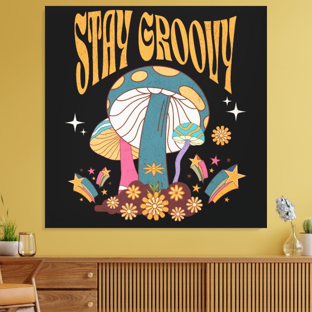 Lienzo Seta Retro Groovy (Insitu (Sala de estar))