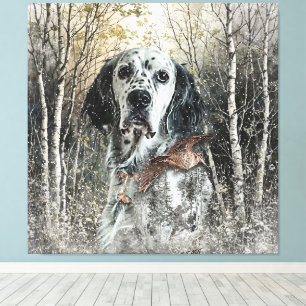 Lienzo Setter Inglés