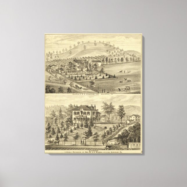 Lienzo Sewickley Pennsylvania (Anverso)
