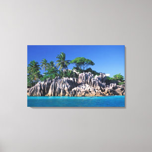 Lienzo Seychelles. Islote St. Pierre (cerca de Praslin)