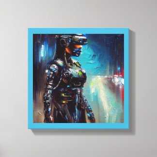 Lienzo SF - Héroe Cyberpunk 2