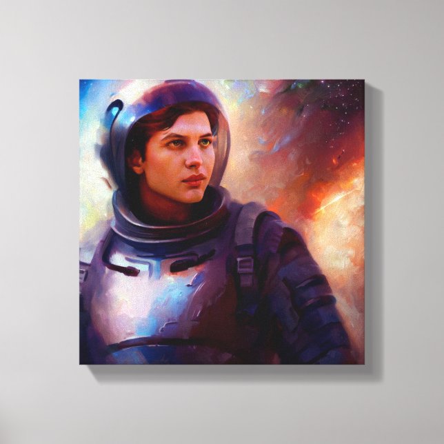 Lienzo SF Héroe Espacial 4 (Anverso)