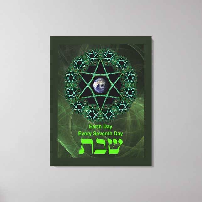 Lienzo Shabbat - Día de la Tierra (Anverso)