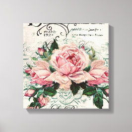 Lienzo shabby chic, decoupage, victorian, french chic, pa