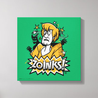 Lienzo Shaggy "¡Zoinks!" Gráfico de semitono