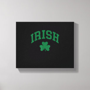 Lienzo Shamrock St Patricks Día Orgullo irlandés Irlandés