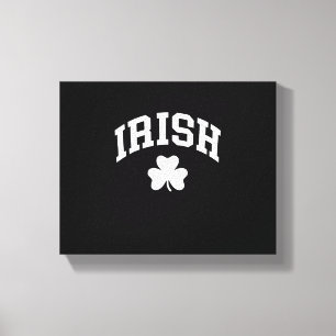 Lienzo Shamrock St Patricks Día Orgullo irlandés Irlandés