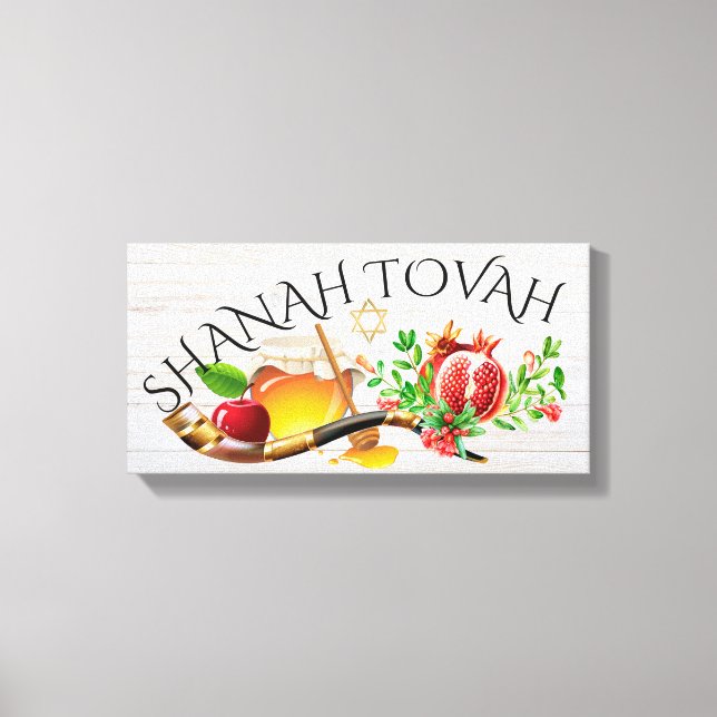 Lienzo Shanah Tovah (Anverso)