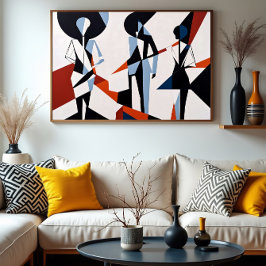 Lienzo Shapes in Dialogue