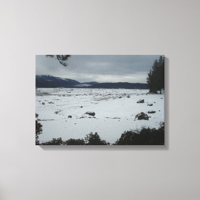 Lienzo Shaver Lake Californina (Anverso)