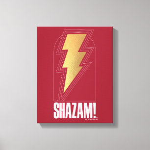 Lienzo ¡SHAZAM! Furia de los dioses Insignia Lightning