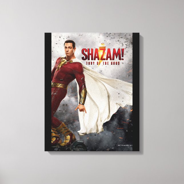 Lienzo ¡SHAZAM! Furia de los dioses | Poster de cine suel (Anverso)
