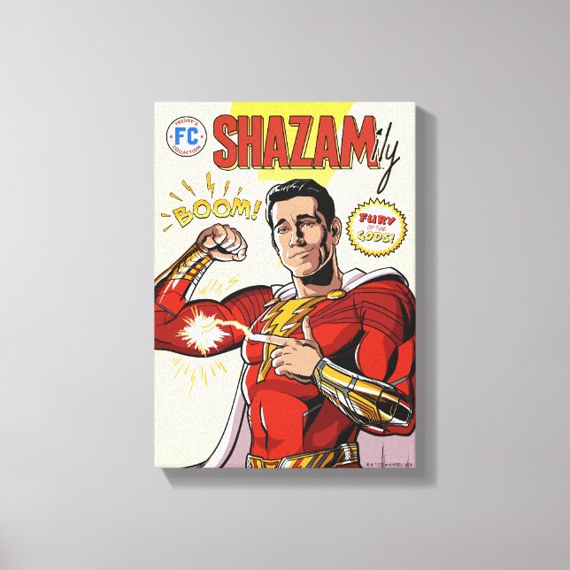 Lienzo ¡SHAZAM! Furia de los dioses | Tapa de SHAZAMily C (Anverso)