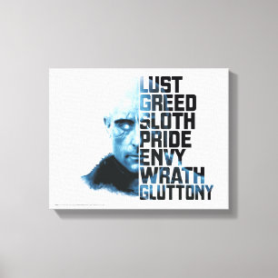 Lienzo ¡SHAZAM! pecados mortales del Dr. Sivana siete del