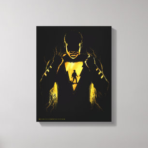 Lienzo ¡SHAZAM!   Shazam y Billy Lightning Silhouette