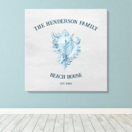 Lienzo Shell de conexión azul