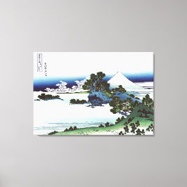 Lienzo Shichirihama en la provincia de Sagami