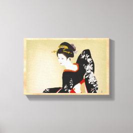 Lienzo Shimura Tatsumi Dos súbditos de mujeres japonesas