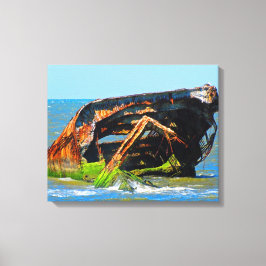 Lienzo Shipwreck de Cape May