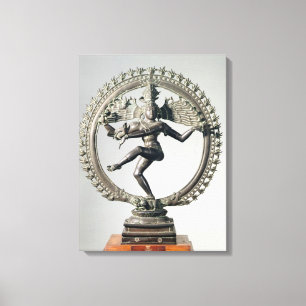 Lienzo Shiva Nataraja, Tamil Nadu, último Chola (bronce)