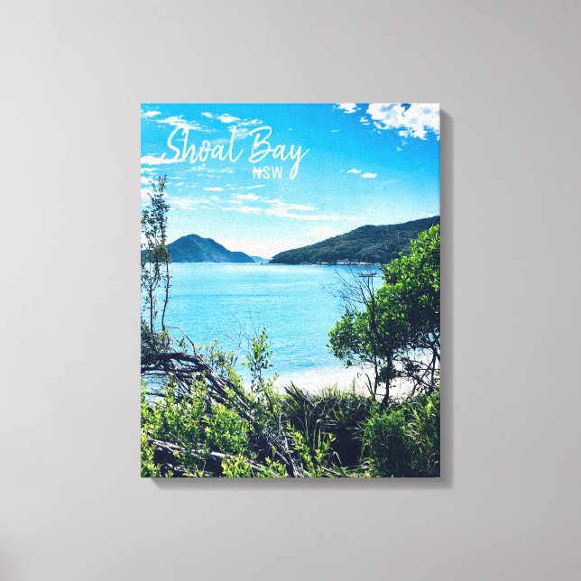 Lienzo Shoal Bay Port Stephens NSW (Anverso)