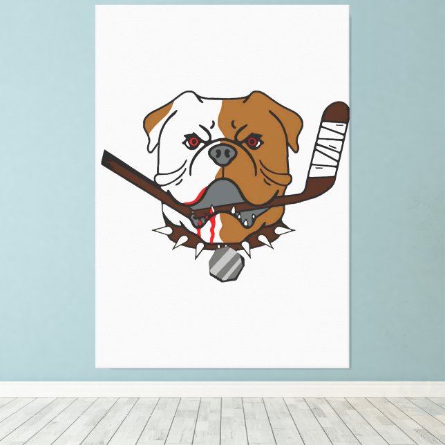 Lienzo SHORESY Sudbury Bulldogs (Insitu (piso de madera))