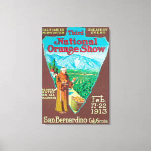 Lienzo ShowPoster anaranjado nacional #1