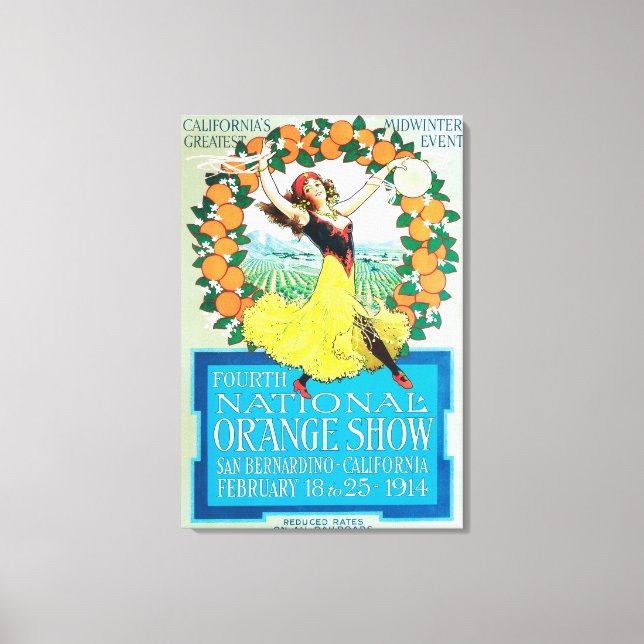 Lienzo ShowPoster de Naranja Nacional #2 (Anverso)