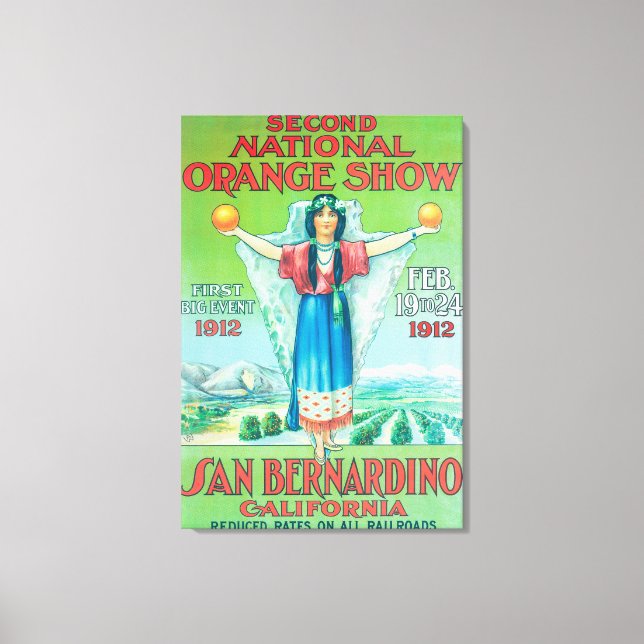 Lienzo ShowPoster de Naranja Nacional #4 (Anverso)