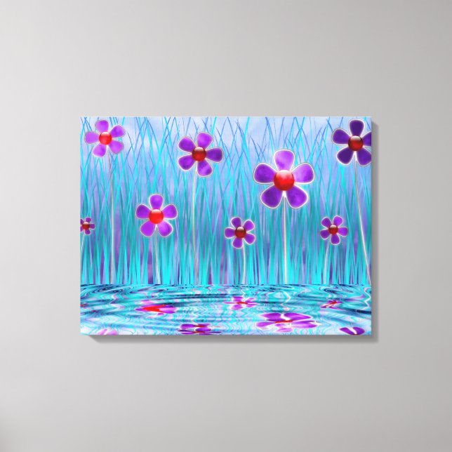 Lienzo Shy Daisies Canvas Print (Anverso)