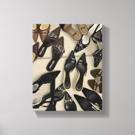 Lienzo Si el talón se ajusta | Pintura de realismo de tac