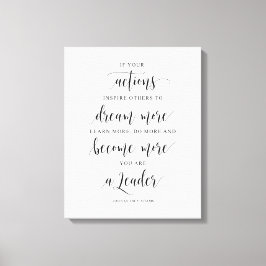 Lienzo Si Sus Acciones Inspiran A Otros, John Quincy Adam