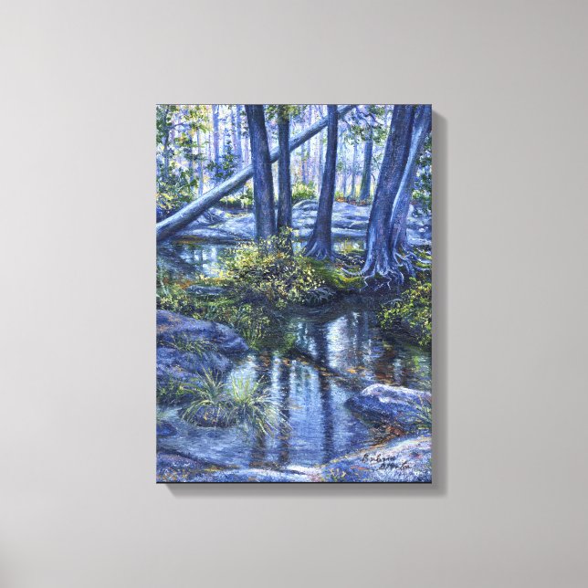 Lienzo "Si un árbol cae..." (Anverso)